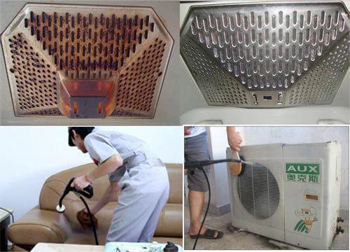 電加熱蒸汽清洗機(jī)效果