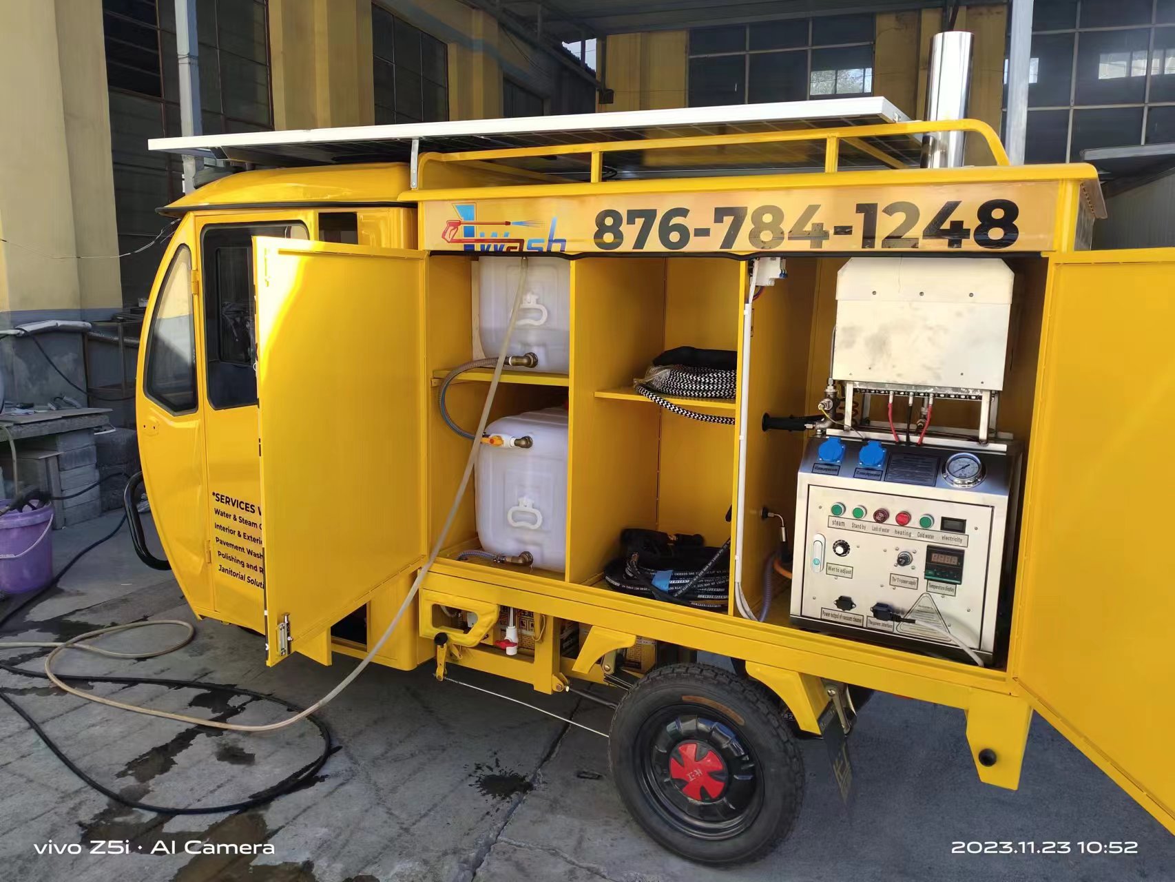 蒸汽洗車機(jī)內(nèi)部配置展示